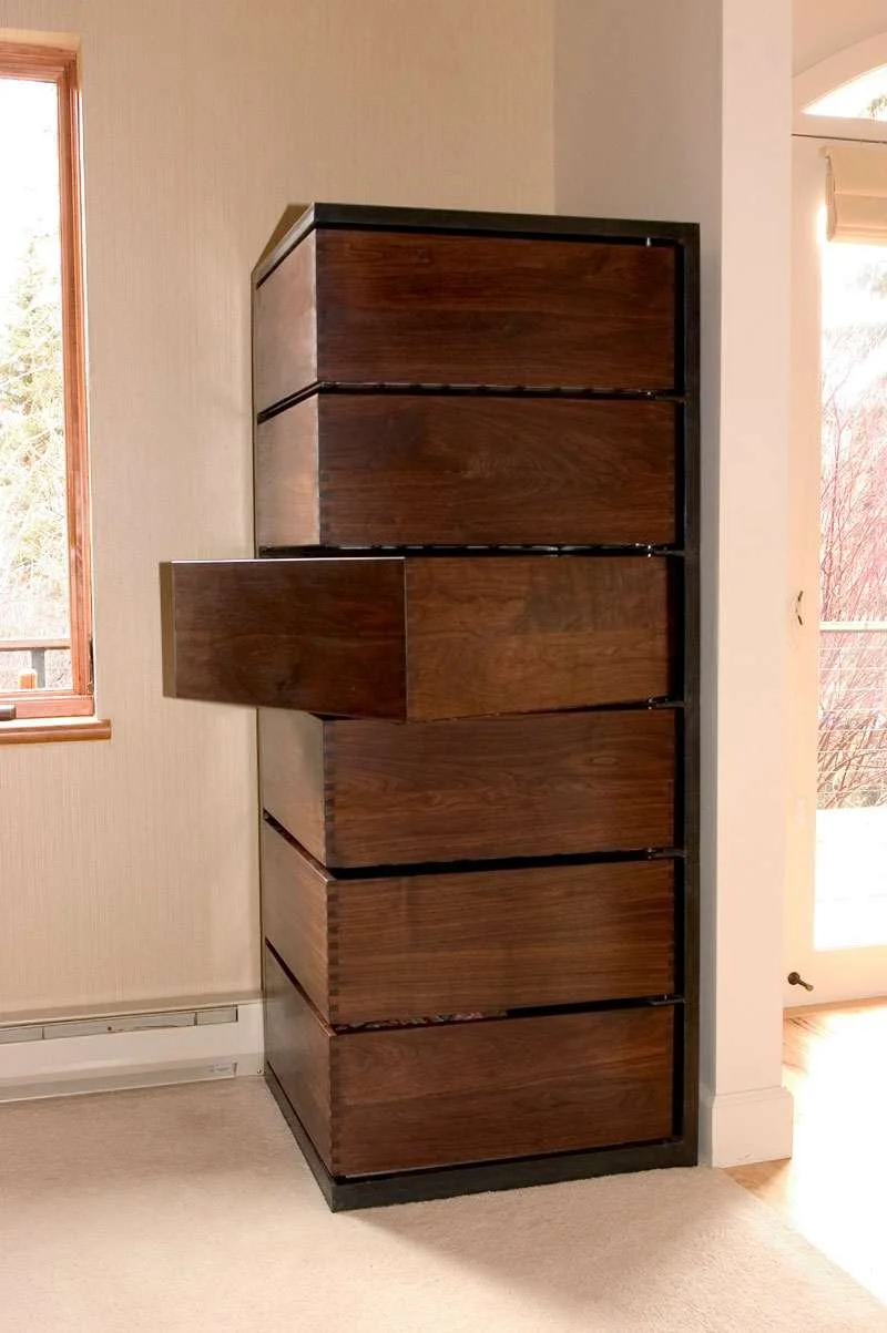 Custom Dresser With Swinging Drawers Ben Roth Design
